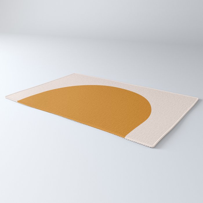 Arch (Yellow & Pale Pink) Rug Gallery Image 3