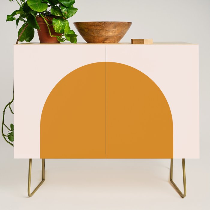 Arch (Yellow & Pale Pink) Credenza Gallery Image 1