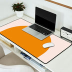 Arch (Yellow & Pale Pink) Desk Mat Gallery Image 2