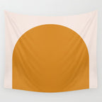 Arch (Yellow & Pale Pink) Wall Tapestry Gallery Image 4