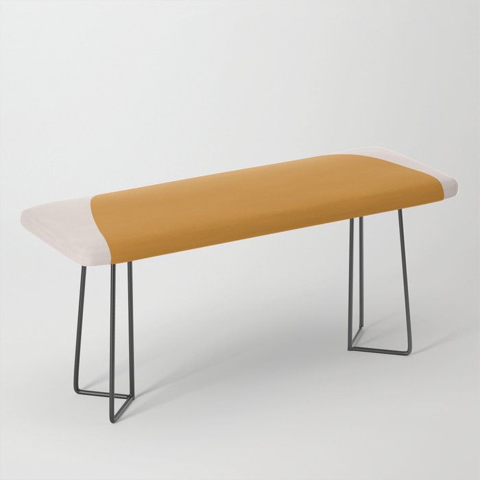 Arch (Yellow & Pale Pink) Bench Gallery Image 1