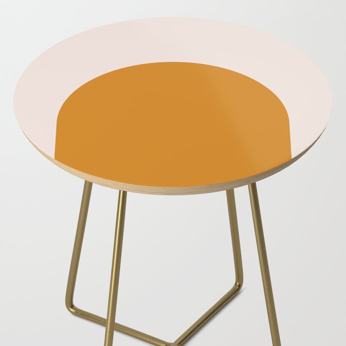 Arch (Yellow & Pale Pink) Side Table Gallery Image 2