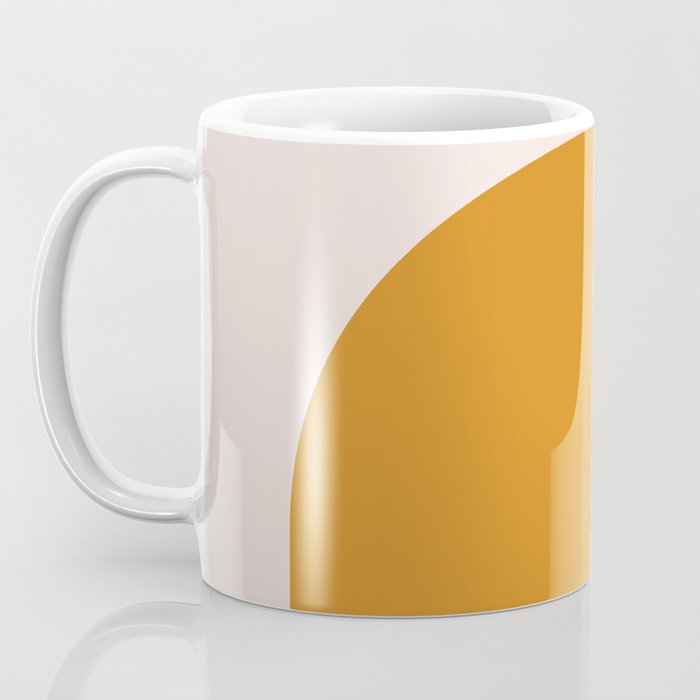 Arch (Yellow & Pale Pink) Coffee Mug Gallery Image 3