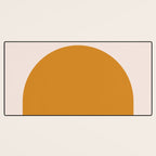 Arch (Yellow & Pale Pink) Desk Mat Gallery Image 3