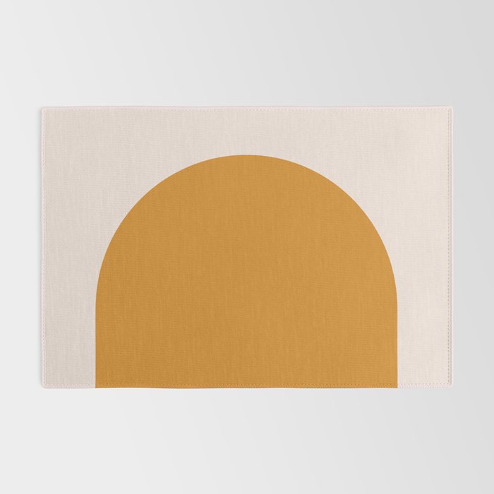 Arch (Yellow & Pale Pink) Rug Gallery Image 2