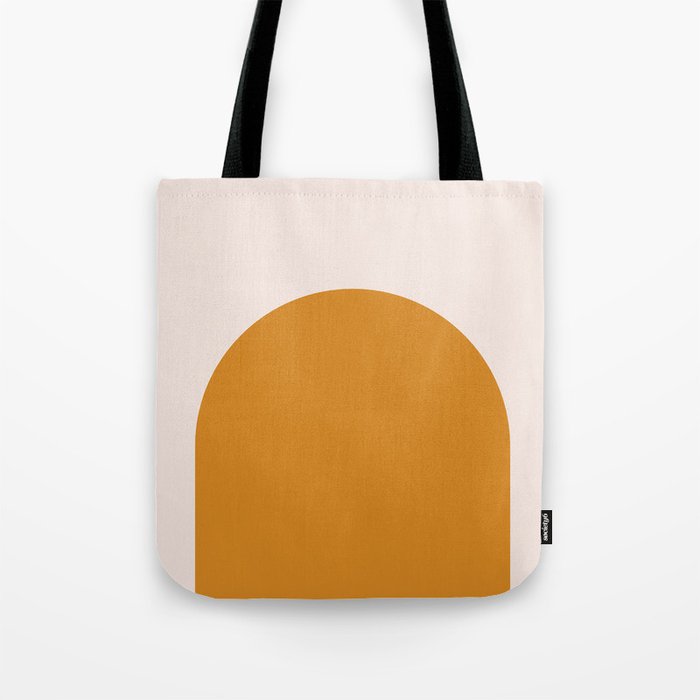 Arch (Yellow & Pale Pink) Tote Bag Gallery Image 1