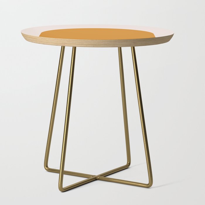 Arch (Yellow & Pale Pink) Side Table Gallery Image 1