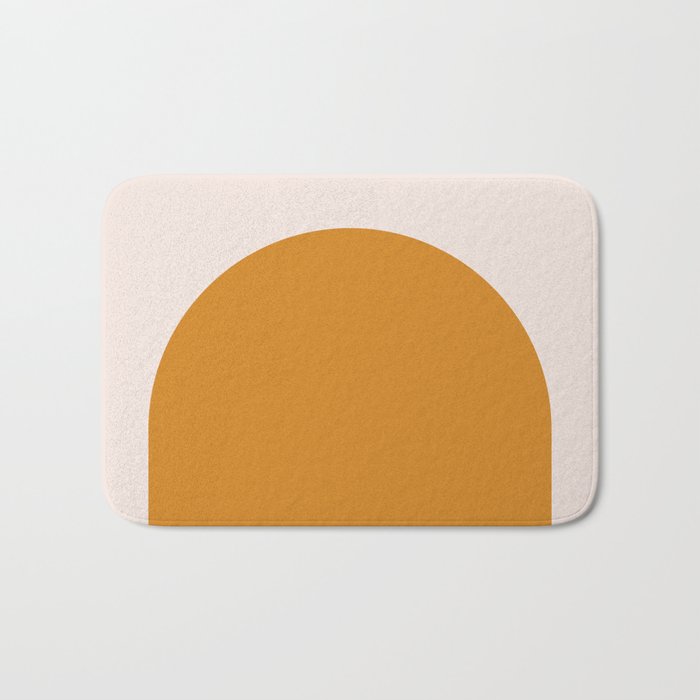 Arch (Yellow & Pale Pink) Bath Mat Gallery Image 1