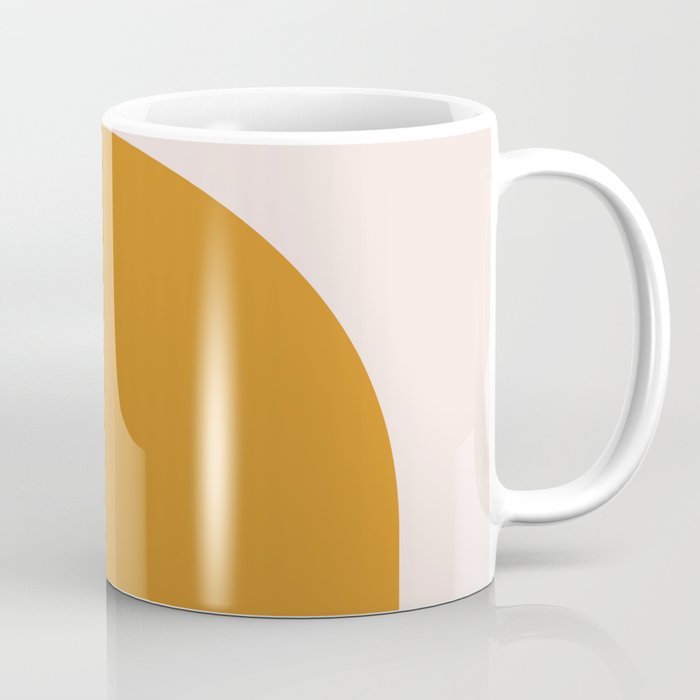 Arch (Yellow & Pale Pink) Coffee Mug Gallery Image 1
