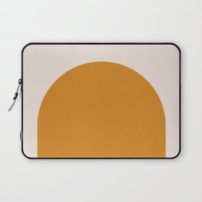 Arch (Yellow & Pale Pink) Laptop Sleeve Gallery Image 1