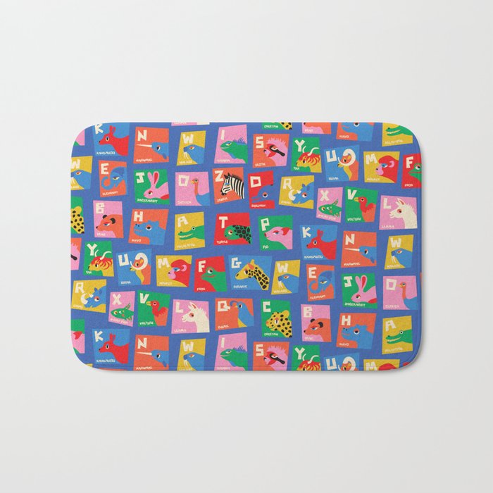 Animal Alphabet Bath Mat Gallery Image 1