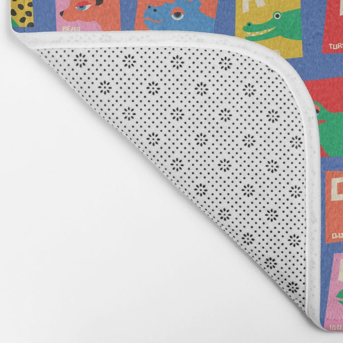 Animal Alphabet Bath Mat Gallery Image 2