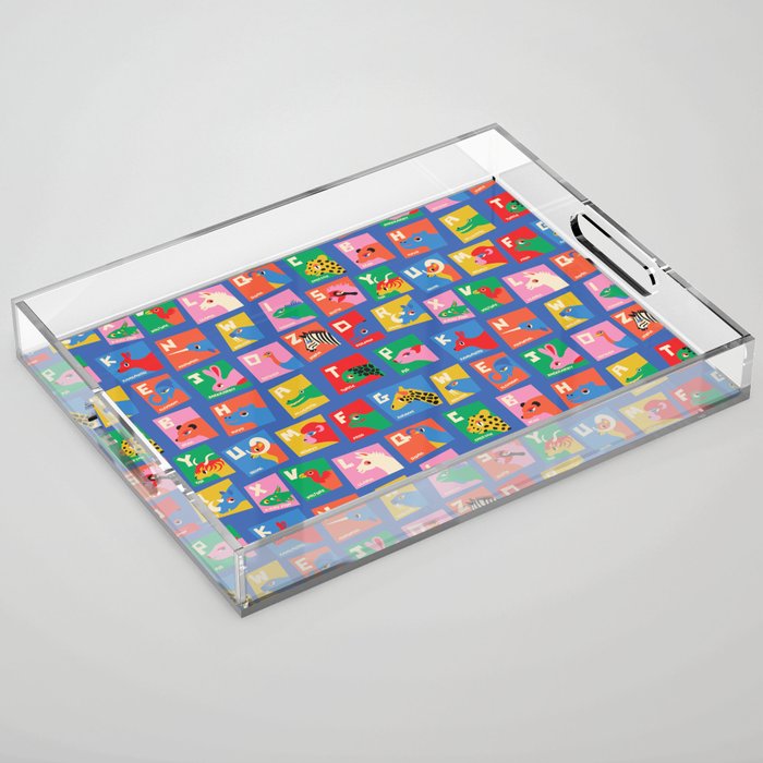 Animal Alphabet Acrylic Tray Gallery Image 1
