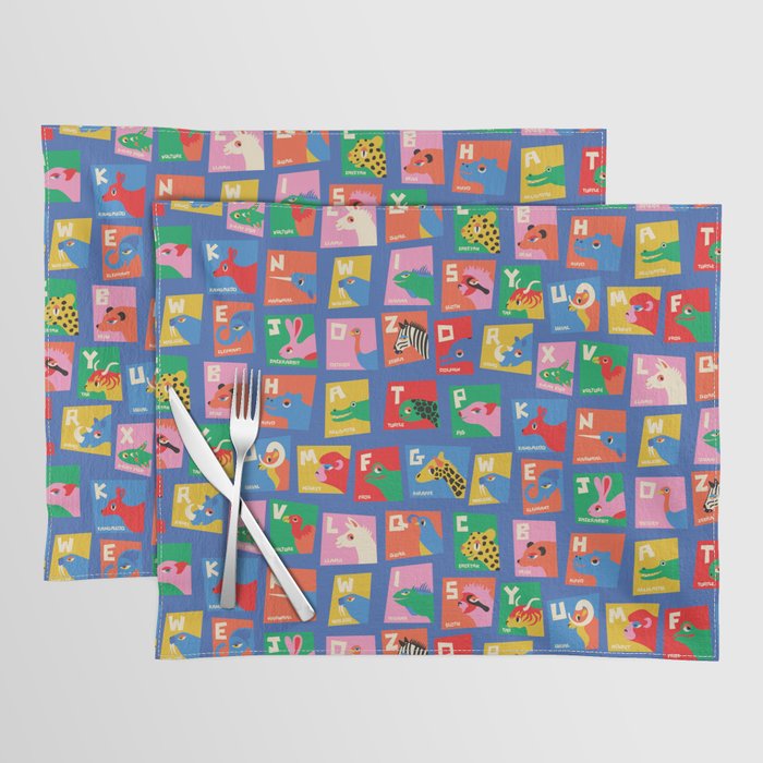 Animal Alphabet Placemat Gallery Image 1