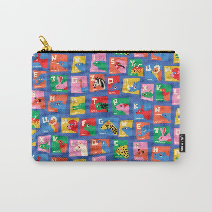 Animal Alphabet Carry All Pouch Gallery Image 1