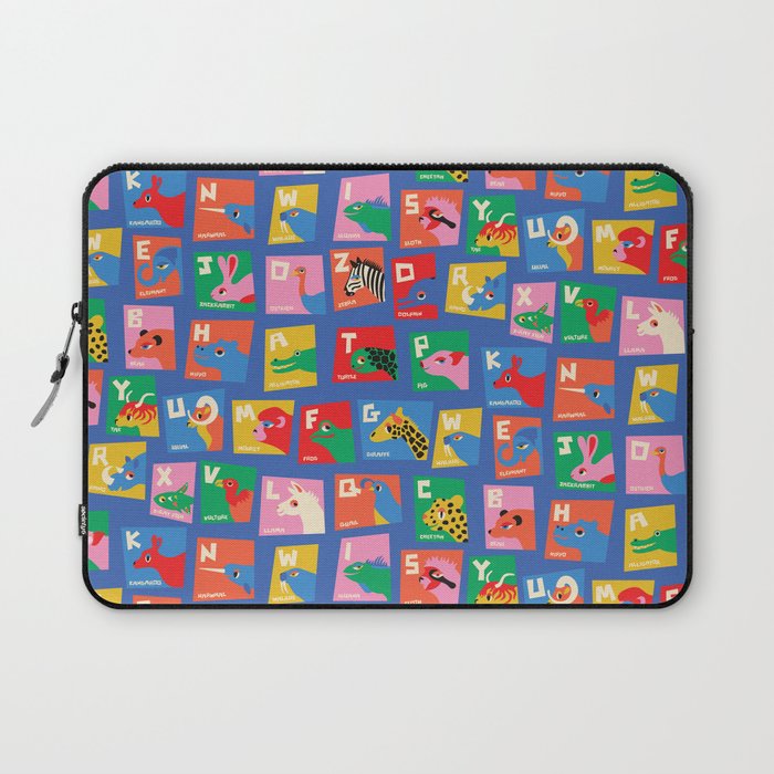 Animal Alphabet Laptop Sleeve Gallery Image 1