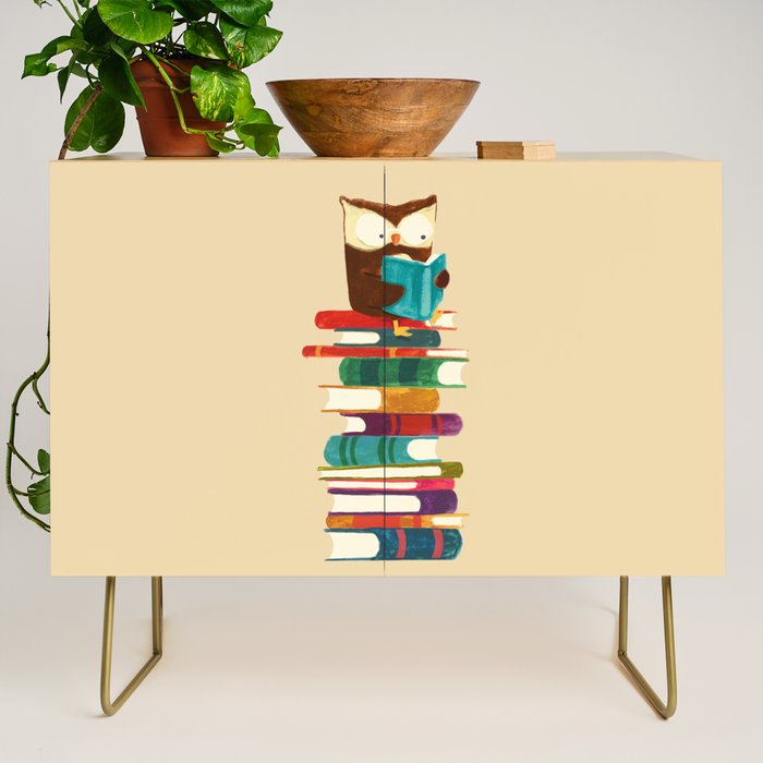 Owl Reading Rainbow Credenza Gallery Image 1