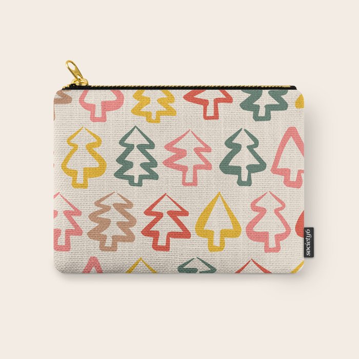 Christmas Trees Carry All Pouch Gallery Image 1