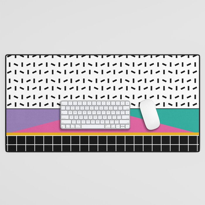 Memphis Pattern 34 / 80s - 90s Retro Desk Mat Gallery Image 1
