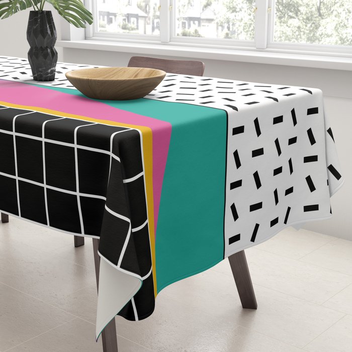 Memphis Pattern 34 / 80s - 90s Retro Tablecloth Gallery Image 3