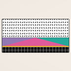 Memphis Pattern 34 / 80s - 90s Retro Desk Mat Gallery Image 3
