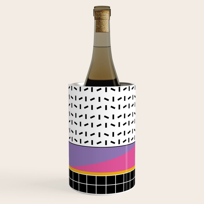 Memphis Pattern 34 / 80s - 90s Retro Wine Chiller Gallery Image 2