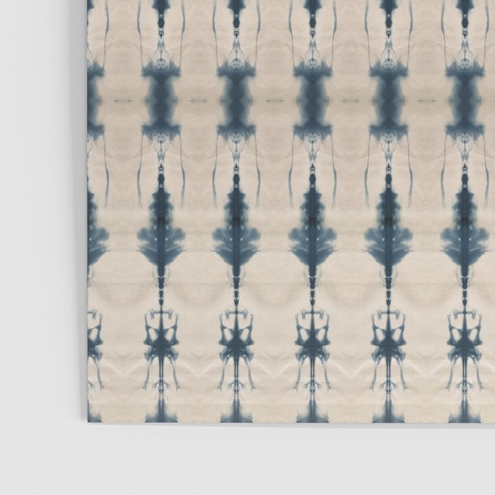Indigo and Cream Shibori Poster Gallery Image 3