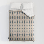 Indigo and Cream Shibori Duvet Cover Gallery Image 6