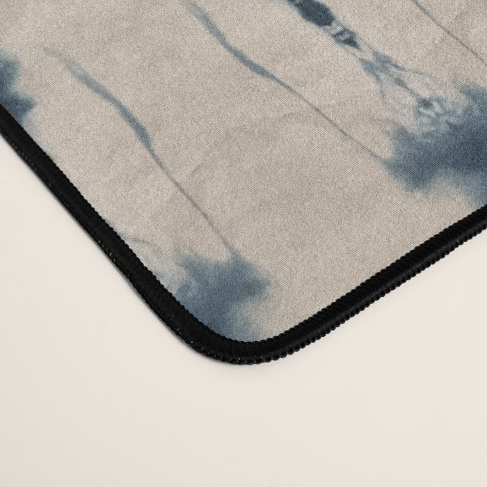 Indigo and Cream Shibori Desk Mat Gallery Image 4