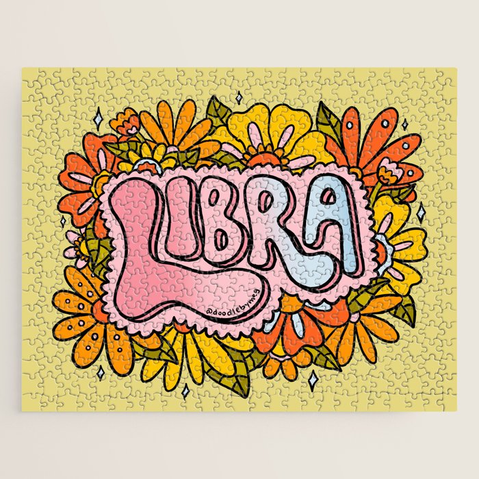 Libra Flowers Jigsaw Puzzle Gallery Image 1