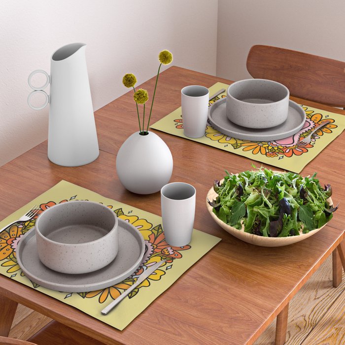 Libra Flowers Placemat Gallery Image 2