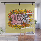 Libra Flowers Wall Mural Gallery Image 1