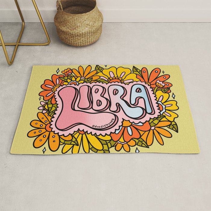 Libra Flowers Rug Gallery Image 1