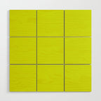 Acid lime neon green  Wood Wall Art Gallery Image 1