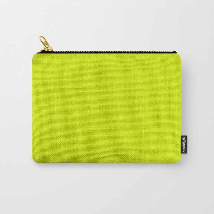 Acid lime neon green  Carry All Pouch Gallery Image 1