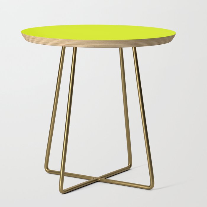 Acid lime neon green  Side Table Gallery Image 1