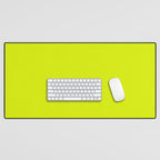 Acid lime neon green  Desk Mat Gallery Image 1