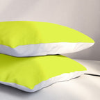 Acid lime neon green  Pillow Sham Gallery Image 3