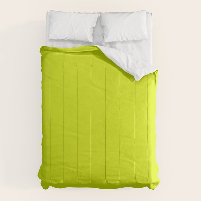 Acid lime neon green  Comforter Gallery Image 1