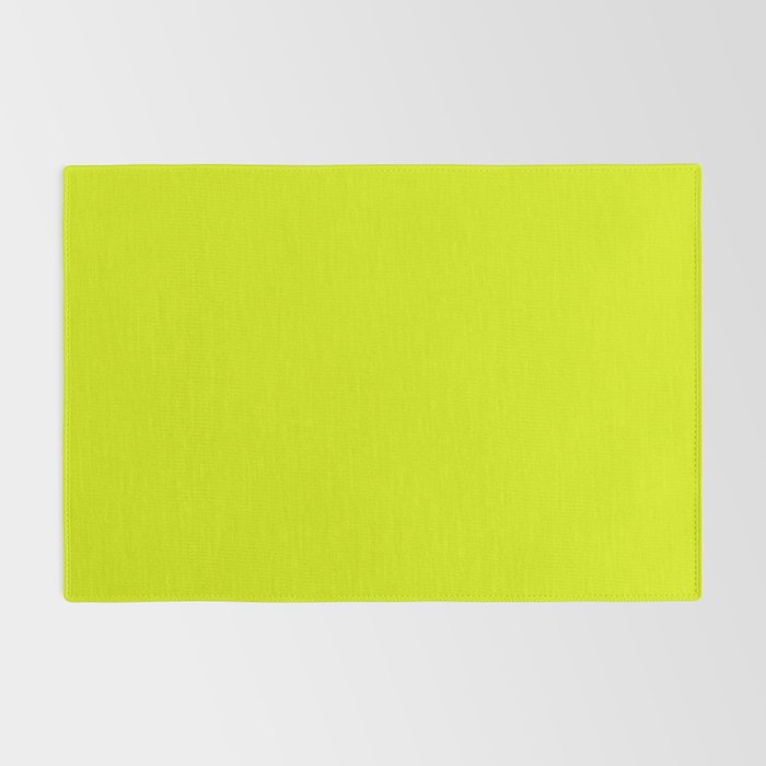 Acid lime neon green  Rug Gallery Image 2
