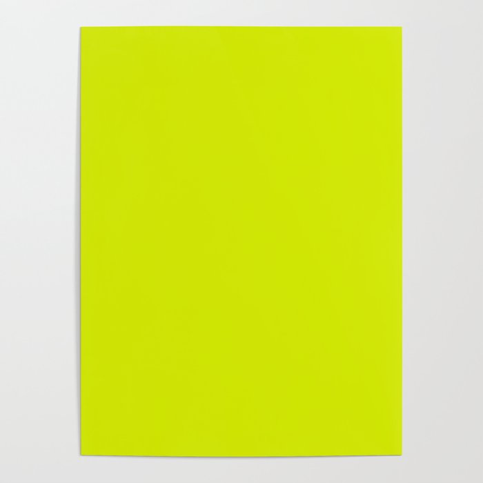 Acid lime neon green  Poster Gallery Image 1