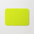 Acid lime neon green  Bath Mat Gallery Image 1