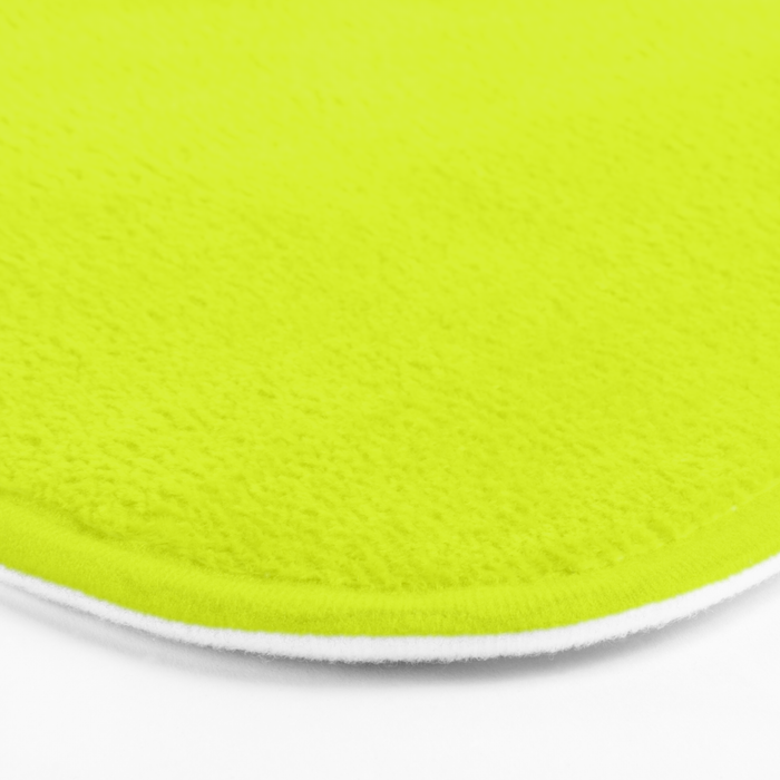 Acid lime neon green  Bath Mat Gallery Image 3