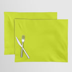 Acid lime neon green  Placemat Gallery Image 1