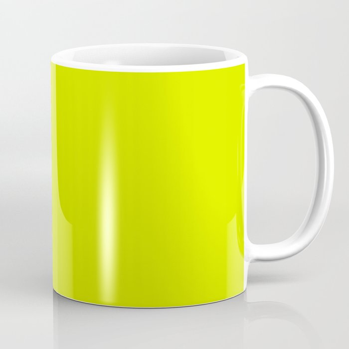 Acid lime neon green  Coffee Mug Gallery Image 1