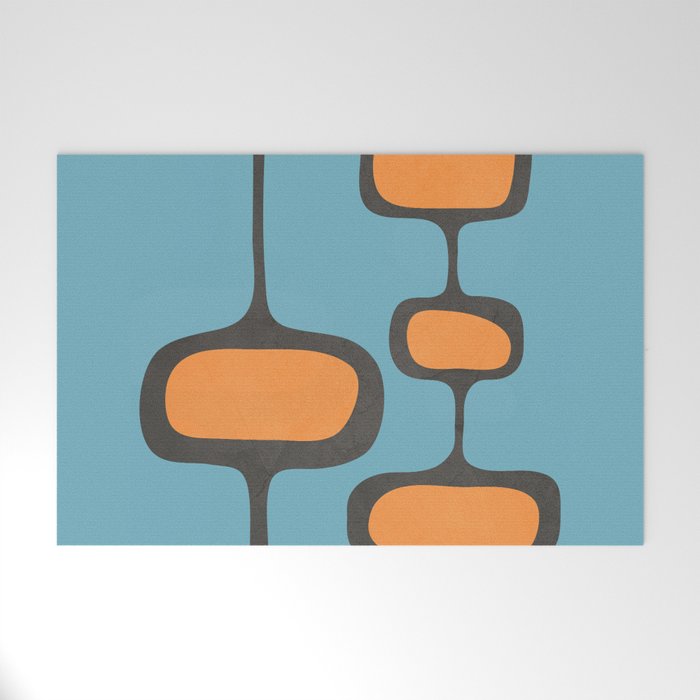 Mid-Century Modern Abstract Art 17 Welcome Mat Gallery Image 1