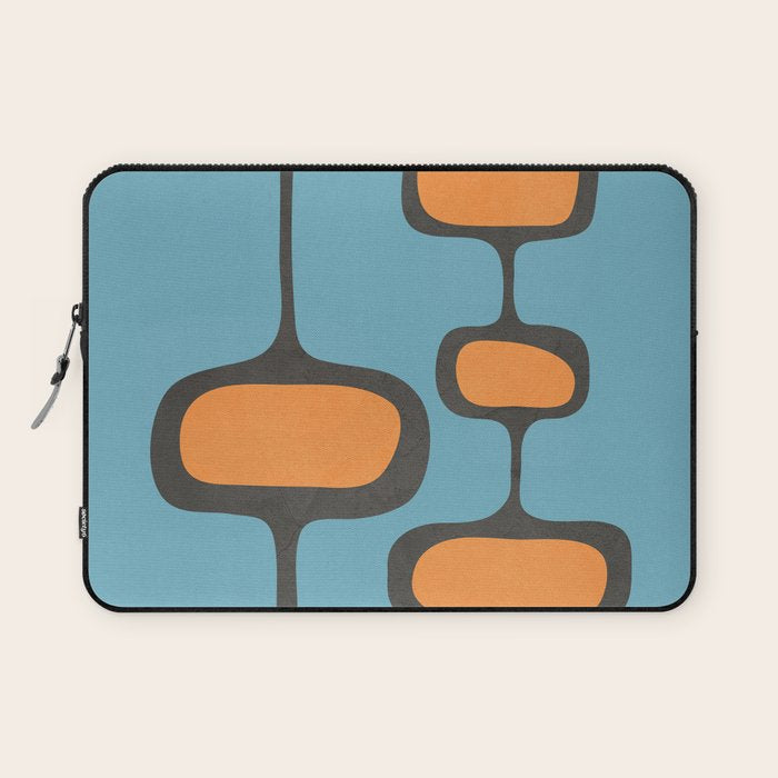 Mid-Century Modern Abstract Art 17 Laptop Sleeve Gallery Image 1