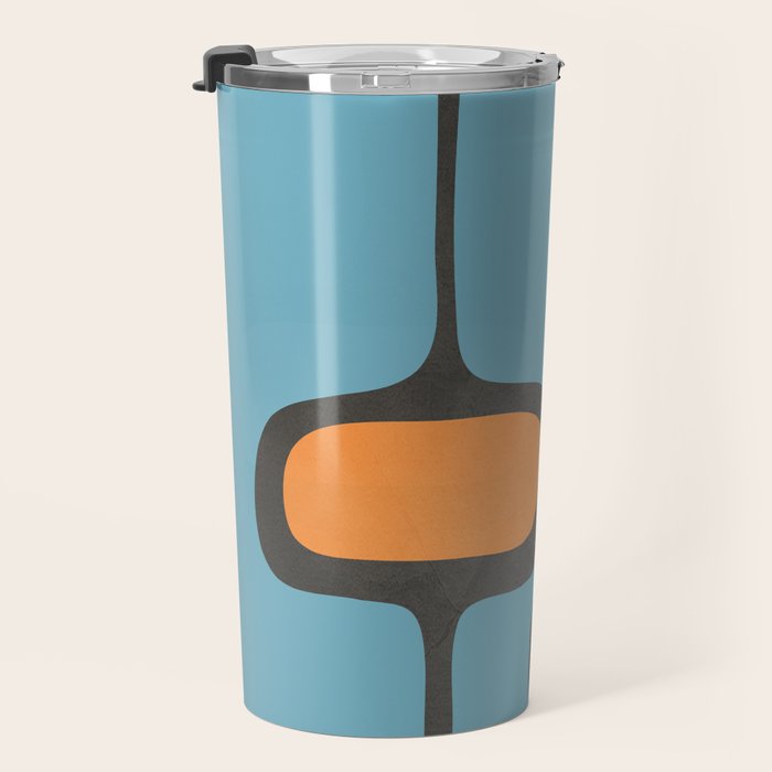 Mid-Century Modern Abstract Art 17 Travel Mug Gallery Image 3