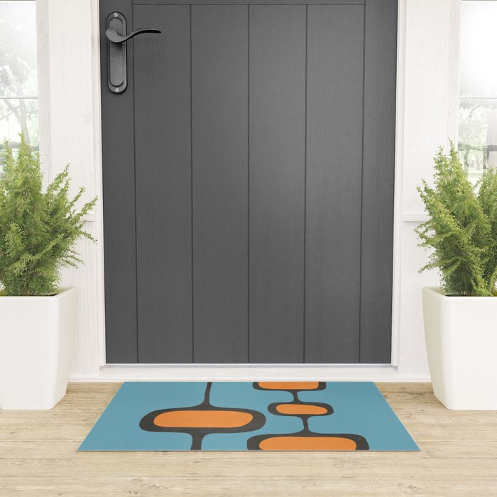 Mid-Century Modern Abstract Art 17 Welcome Mat Gallery Image 3