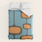 Mid-Century Modern Abstract Art 17 Duvet Cover Gallery Image 6